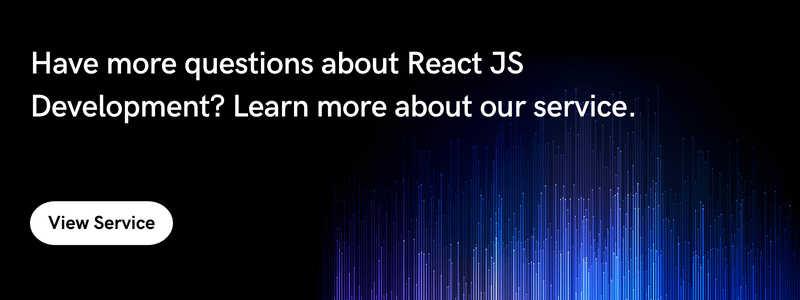 react js development-service banner