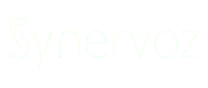synervoz logo white
