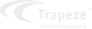 trapeze logo white