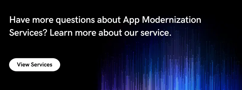 App modernization services-service banner