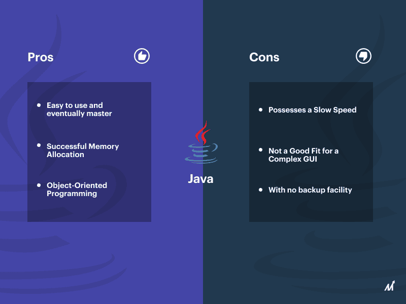 java pros and cons
