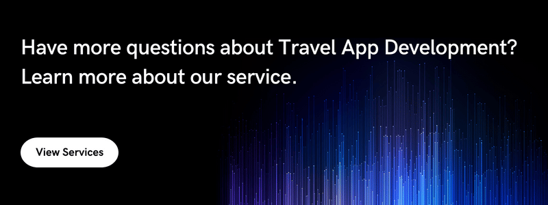 Travel app development-service banner