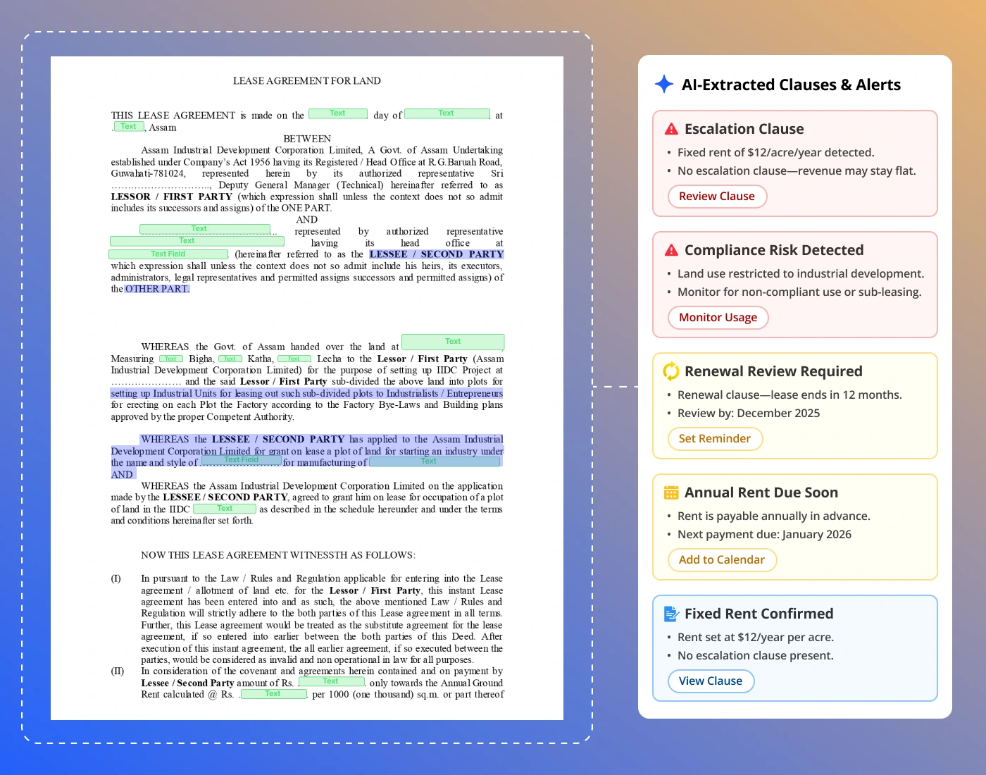 AI Lease Abstraction Markovate