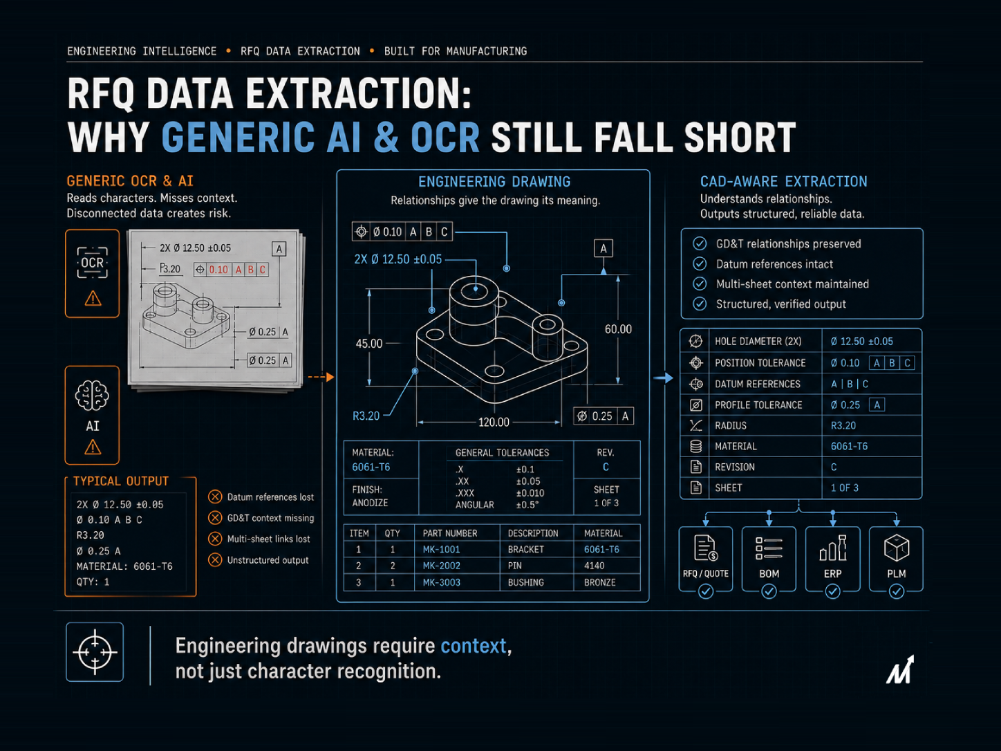RFQ data extraction beyond OCR and Generic LLMs